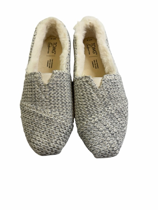 Toms Shoes - TOMS Women's Knit Slip-On Flats in Heathered Gray